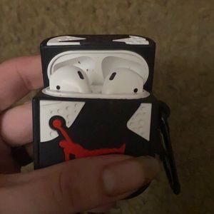 AirPods brand new with Jordan cover for the case